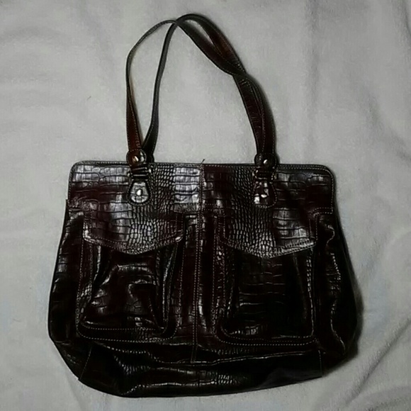 lc leather purse
